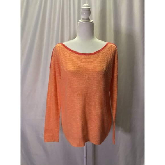 Eileen Fisher Sweaters - Eileen Fisher Coral Light-weight Sweater